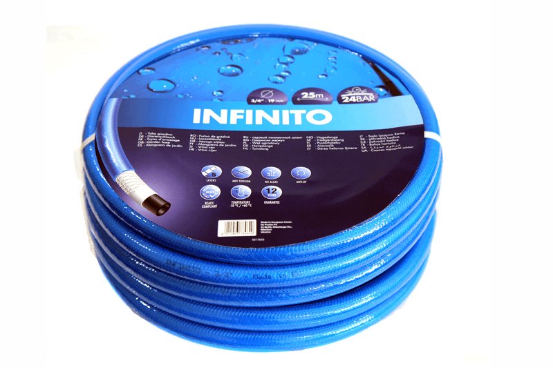 Шланг Tecnotubi Infinito садовий для поливу діаметр 1/2 дюйма, довжина 50 м П
